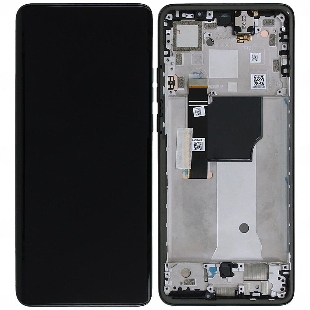 Lcd Display Combo Folder with Frame for Motorola Moto Edge 40 Neo Gold - image 1