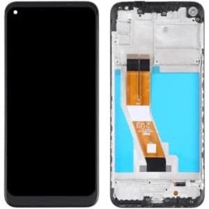 Lcd Display Combo Folder with Frame for Samsung Galaxy A11 Black - image 1