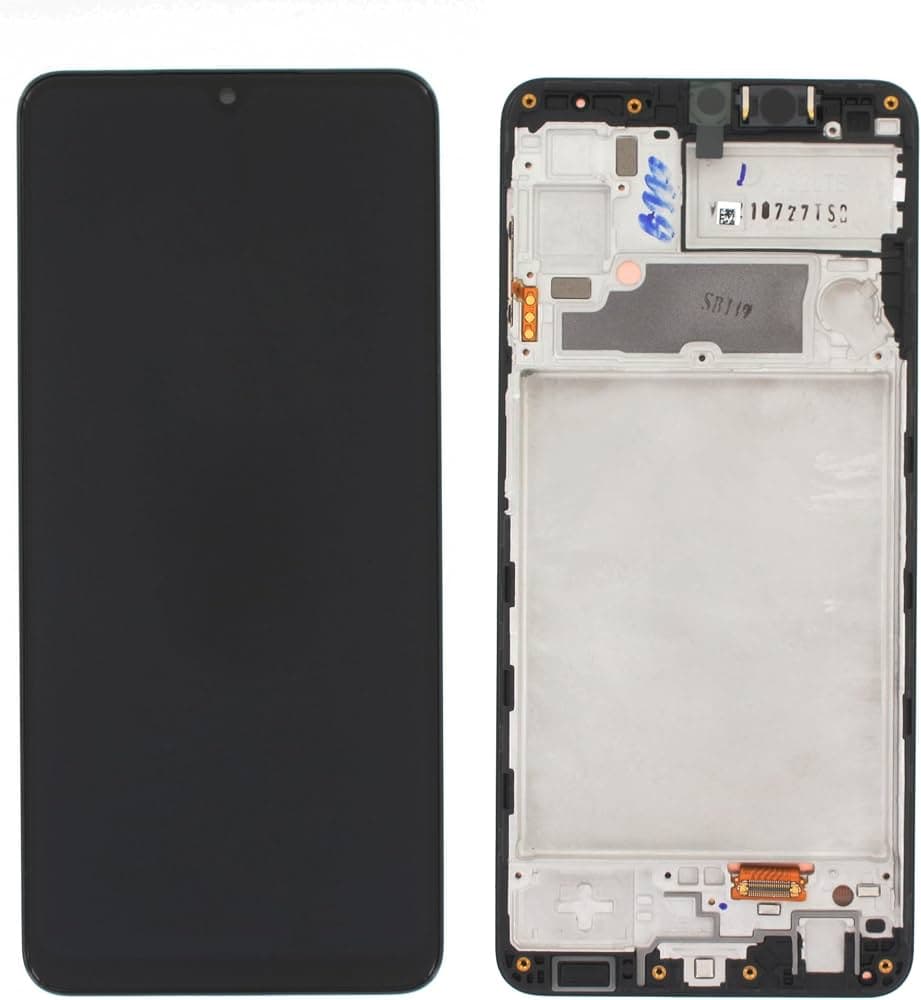 Lcd Display Combo Folder with Frame for Samsung Galaxy A22 4G Black - image 1