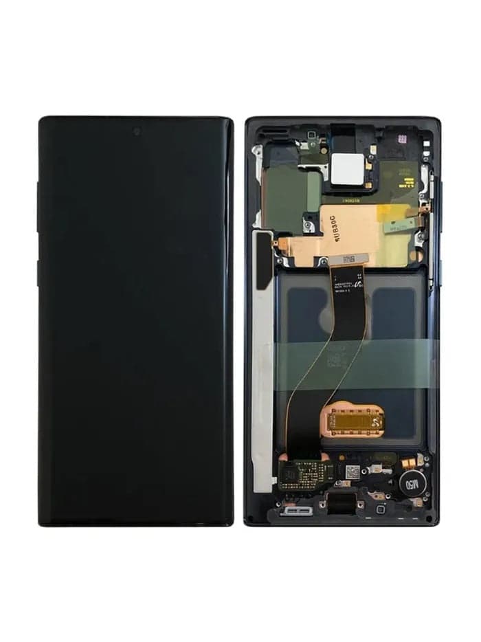 Lcd Display Combo Folder with Frame for Samsung Galaxy Note 10 Black - image 1