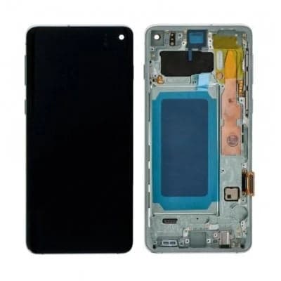 Lcd Display Combo Folder with Frame for Samsung Galaxy S10 Black - image 1