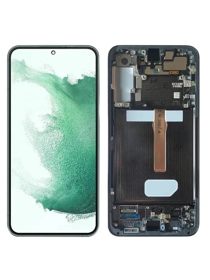 Lcd Display Combo Folder with Frame for Samsung Galaxy S22 Plus Black - image 1