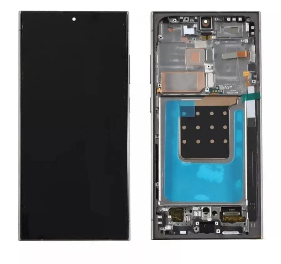 Lcd Display Combo Folder with Frame for Samsung Galaxy S24 Ultra Black - image 1