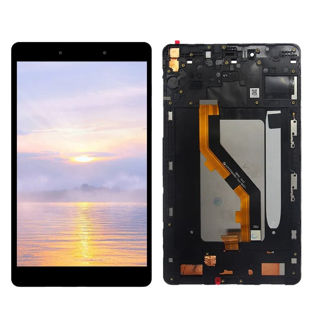 Lcd Display Combo Folder with Frame for Samsung Galaxy Tab A 8.0 2019 T295 Black - image 1