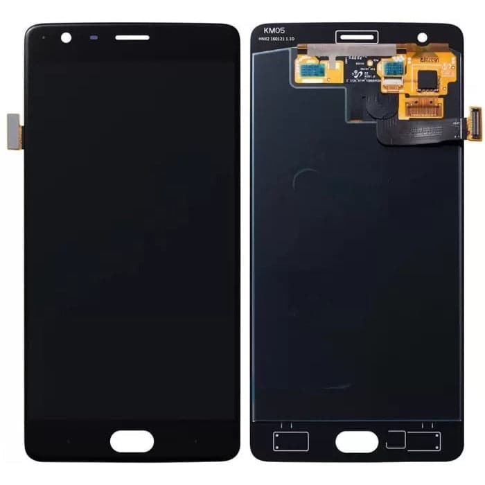 Lcd Display Combo Folder for OnePlus 3 Black - image 1