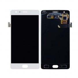 Lcd Display Combo Folder for OnePlus 3 Silver - image 1