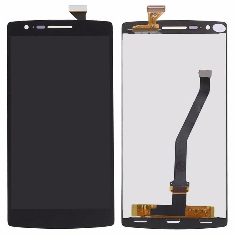 Lcd Display Combo Folder for OnePlus One Black - image 1