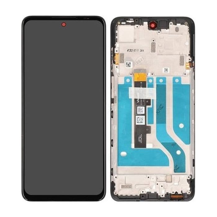 OLED Lcd Display Combo Folder with Frame for Motorola Moto Edge 20 Lite Black - image 1