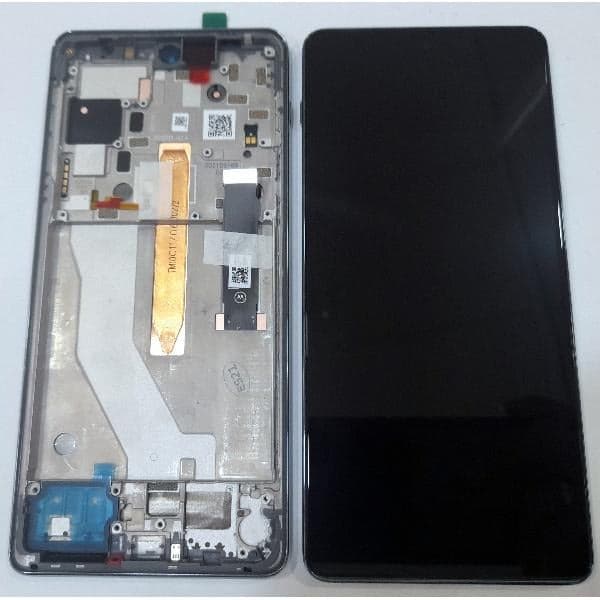 OLED Lcd Display Combo Folder with Frame for Motorola Moto EDGE S Pro Black - image 1