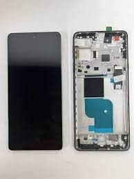 OLED Lcd Display Combo Folder with Frame for Motorola Moto Edge X30 Black - image 1