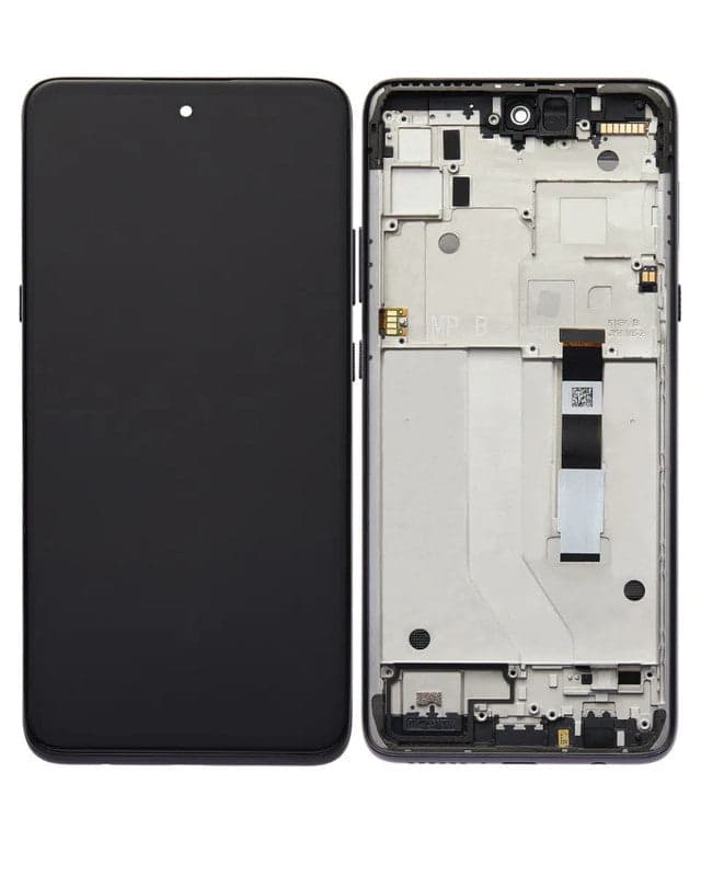 Lcd Display Combo Folder with Frame for Motorola Moto G 5G Black - image 1