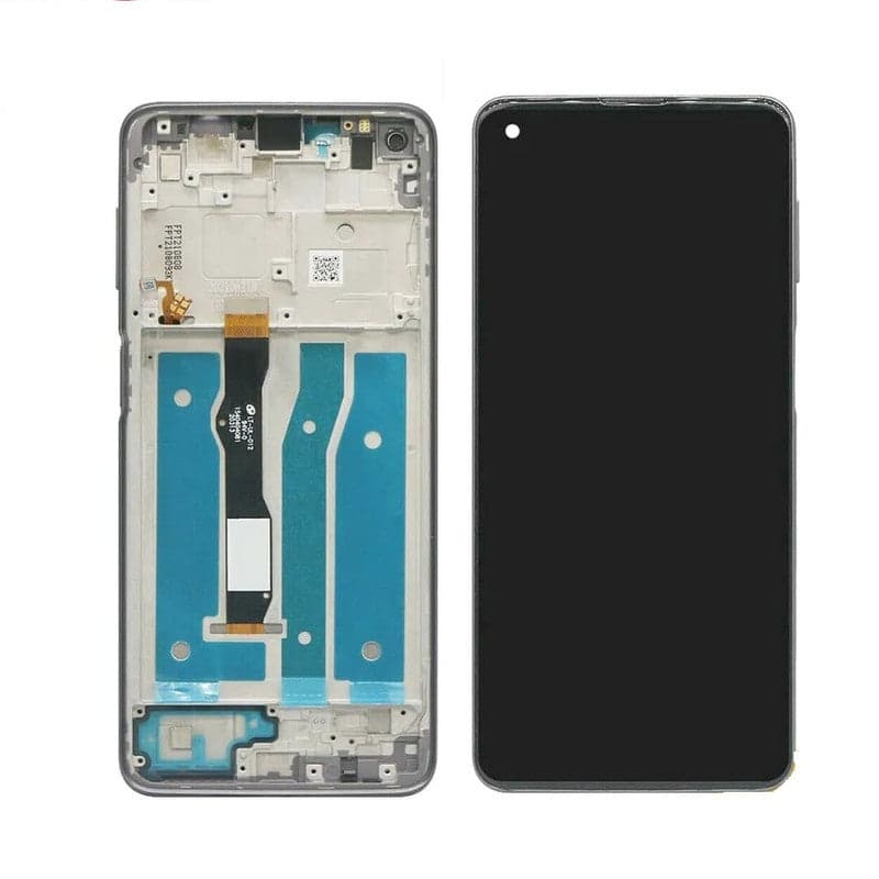 Lcd Display Combo Folder with Frame for Motorola Moto G Power 2021 Black - image 1