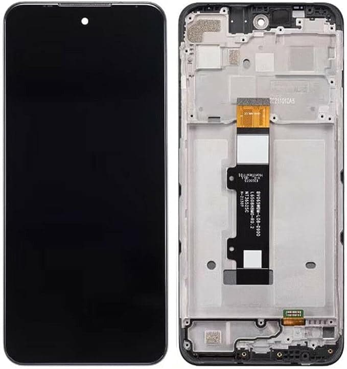 Lcd Display Combo Folder with Frame for Motorola Moto G Power 2022 Black - image 1