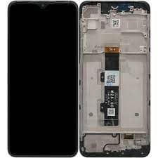 Lcd Display Combo Folder with Frame for Motorola Moto G Pure Black - image 1