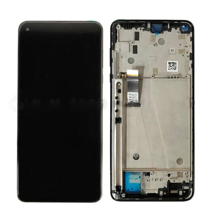Lcd Display Combo Folder with Frame for Motorola Moto G Stylus 2020 Black - image 1