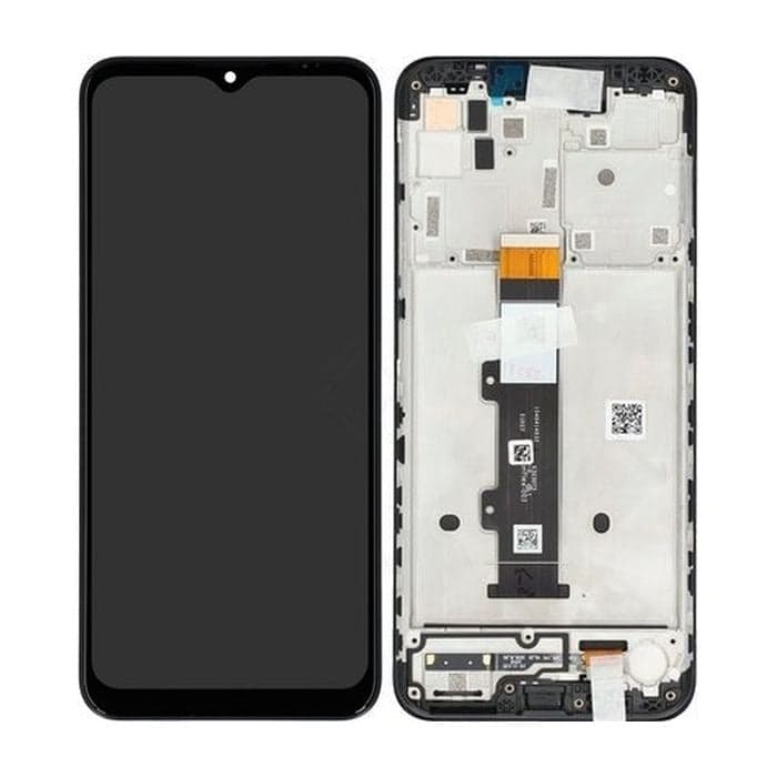 Lcd Display Combo Folder with Frame for Motorola Moto G20 Black - image 1