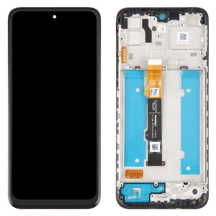 Lcd Display Combo Folder with Frame for Motorola Moto G31 Black - image 1
