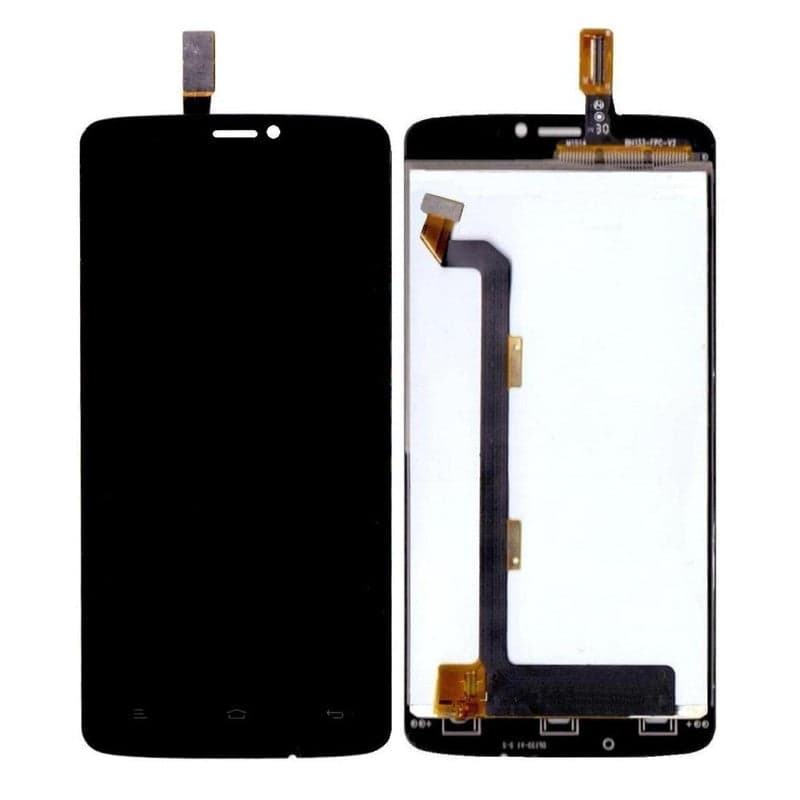 Lcd Display Folder Combo for GIONEE V4S WITH FRAME CARE Black - image 1
