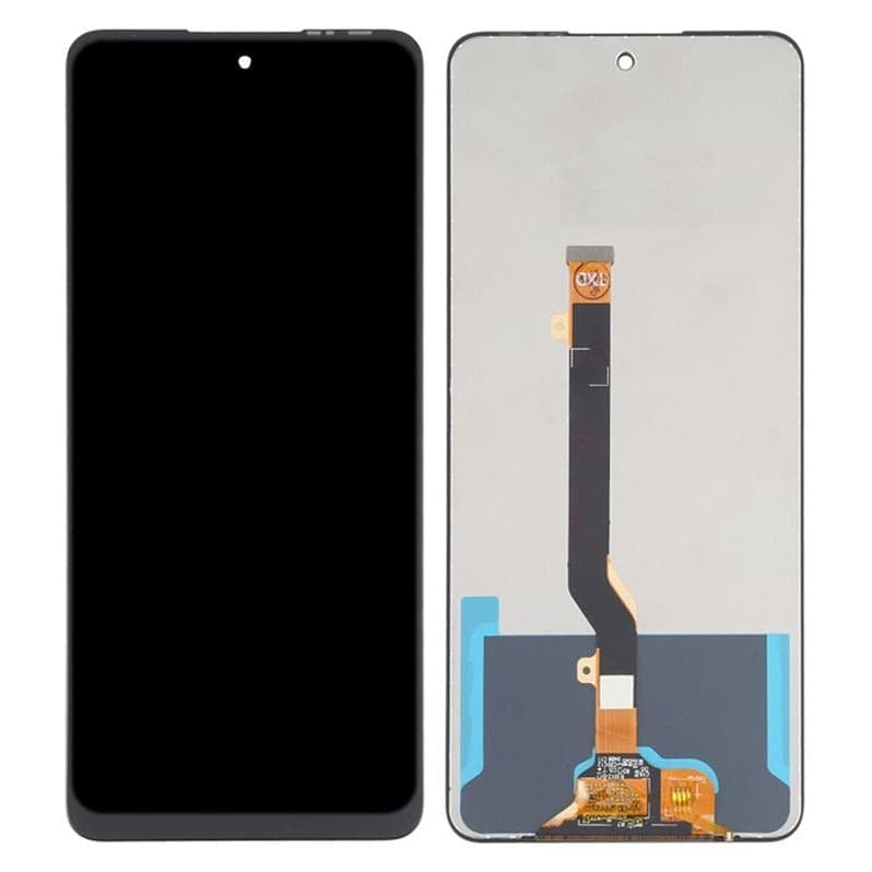 Lcd Display Combo Folder for Infinix Hot 10S X689 Black - image 1