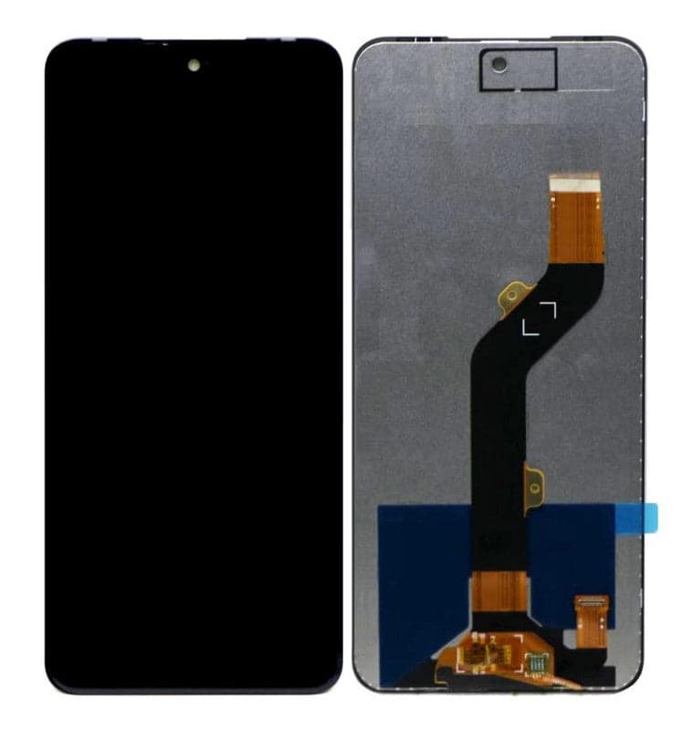 Lcd Display Combo Folder for Infinix Hot 20 Play X6825 Black - image 1