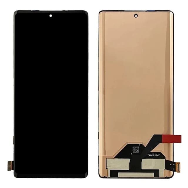 OLED Lcd Display Combo Folder for Infinix Zero 30 4G X6731B Black - image 1