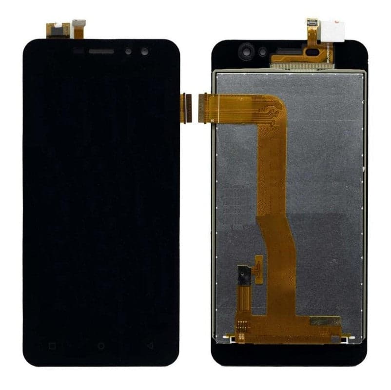 Lcd Display Folder Combo for INTEX AMAZE + Black - image 1