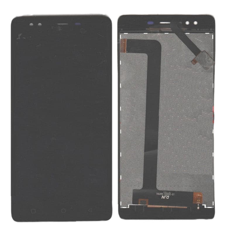 Lcd Display Folder Combo for INTEX AQUA SELFI Black - image 1