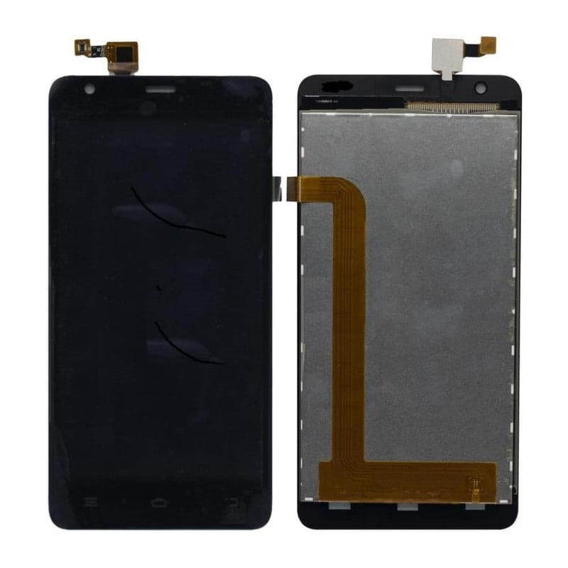 Lcd Display Folder Combo for INTEX SENSE 5.0 Black - image 1