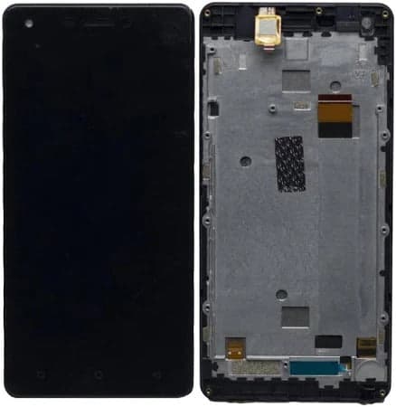 Lcd Display Folder Combo for INTEX STAARI 12 Black - image 1
