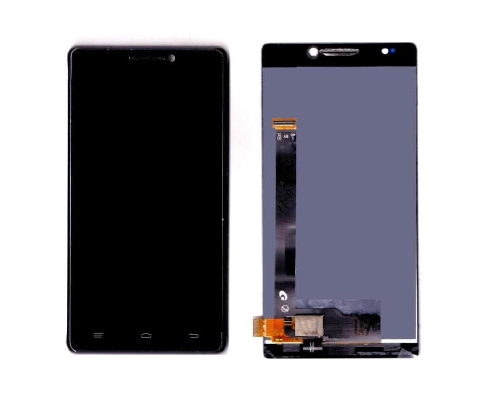 Lcd Display Folder Combo for INTEX XTREEME 2 Black - image 1