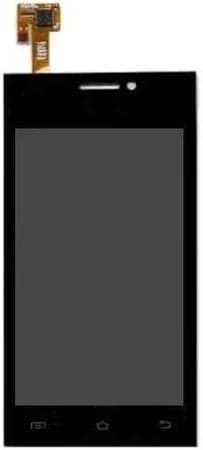 Lcd Display Folder Combo for INTEX Y2 Black - image 1
