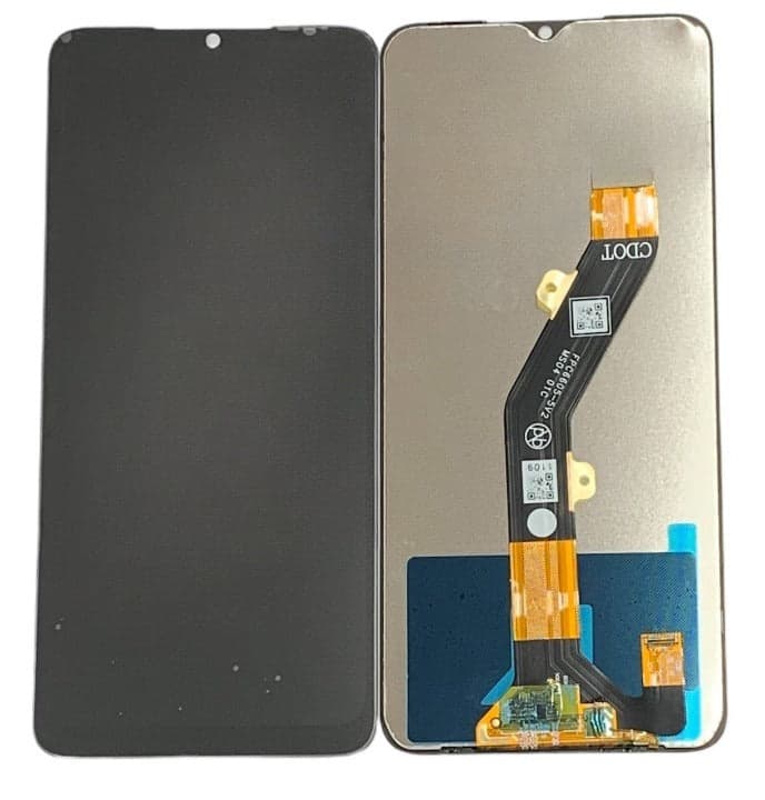 LCD Display Folder Combo for Itel A60 Black - image 1