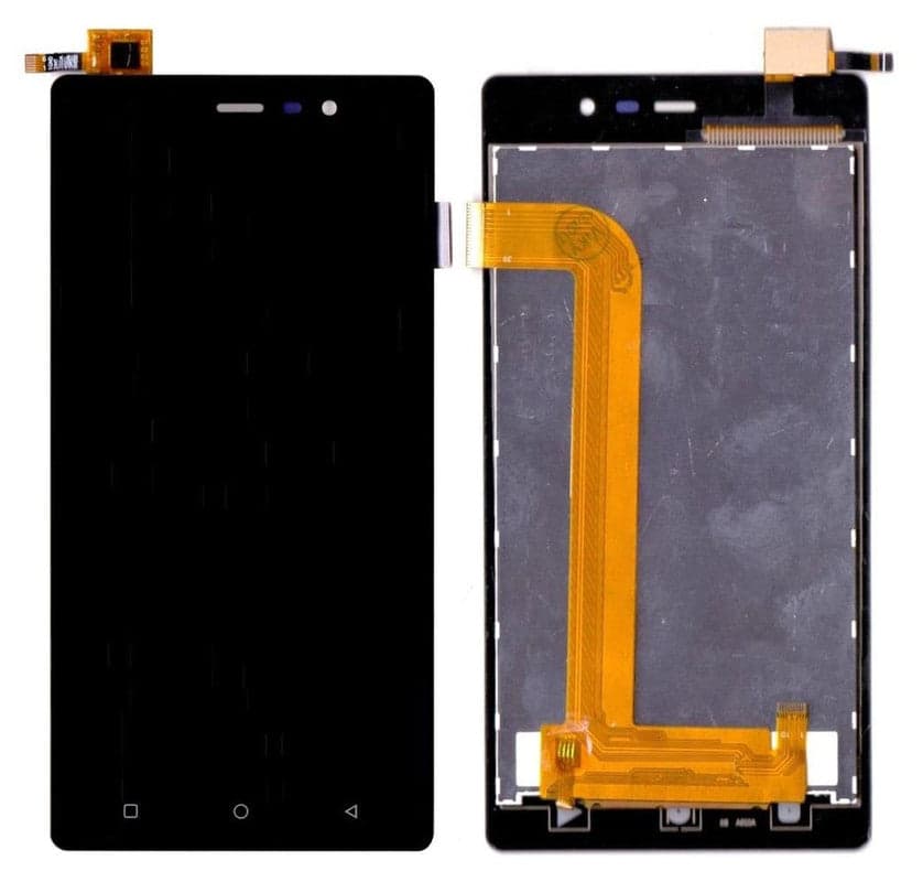 Lcd Display Folder Combo for KARBONN S205 Black - image 1