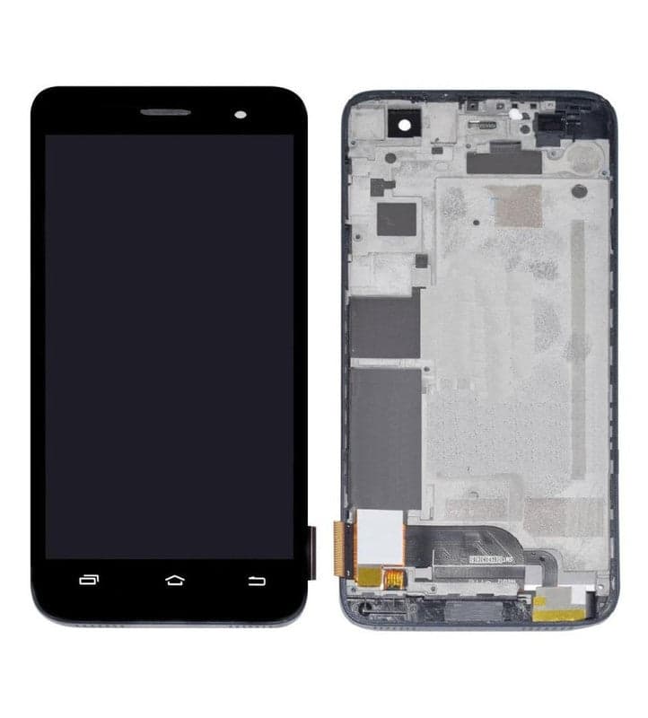 Lcd Display Folder Combo for KARBONN S360 blue - image 1
