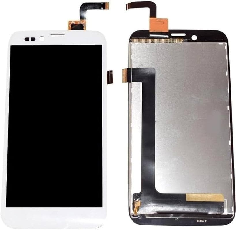 Lcd Display Folder Combo for KARBONN S5 white - image 1