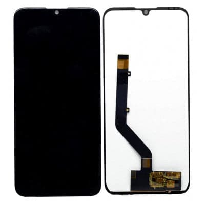 LCD Display Folder Combo for Lava Z66 Black - image 1