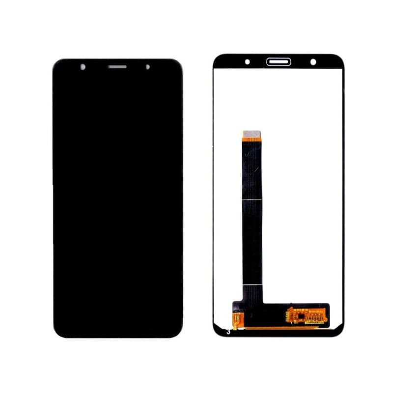 LCD Display Folder Combo for Lava Z81 Black - image 1