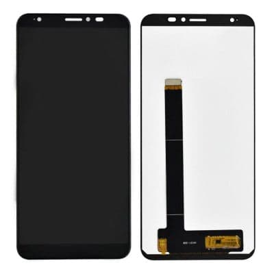 LCD Display Folder Combo for Lava Z91 Touch Black - image 1