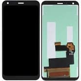Lcd Display Combo Folder for LG Q71 Black - image 1