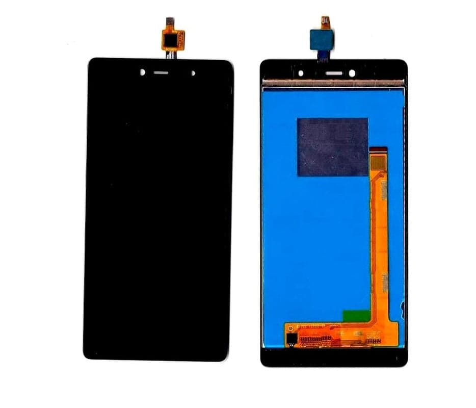 Lcd Display Folder Combo for MICROMAX E481 W/F Black - image 1