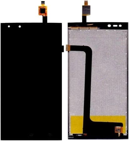 Lcd Display Folder Combo for MICROMAX Q411 Black - image 1
