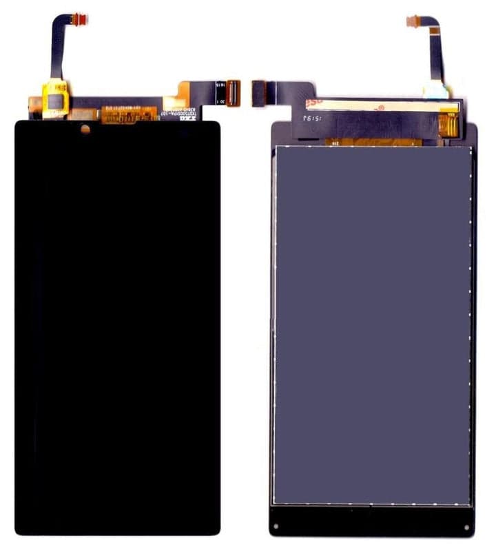 Lcd Display Folder Combo for MICROMAX Q491 Black - image 1
