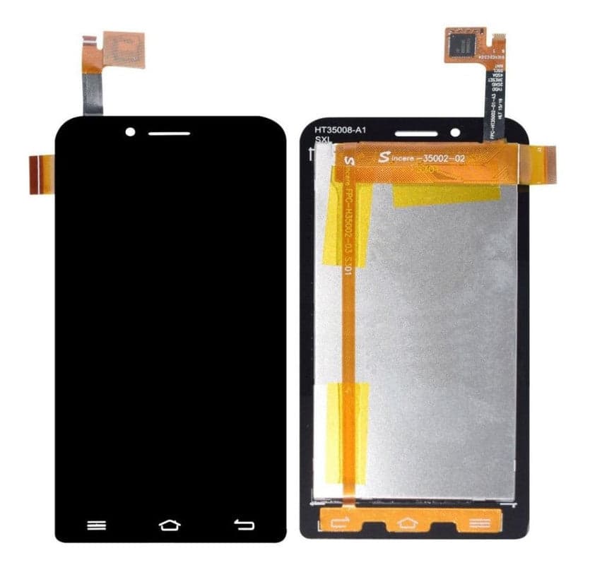 Lcd Display Folder Combo for MICROMAX S301 Black - image 1