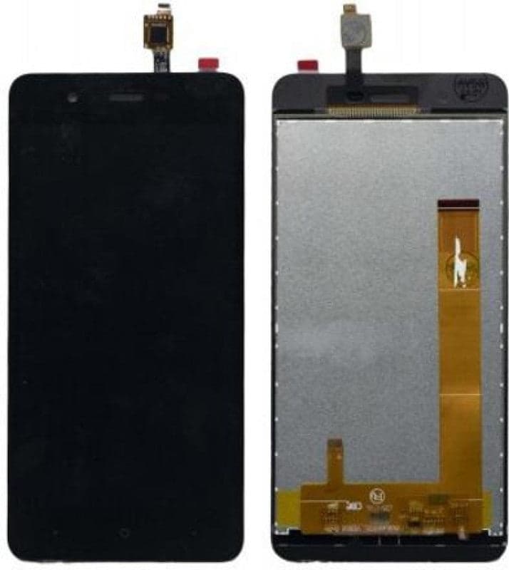 Lcd Display Folder Combo for MICROMAX YU 5011 Black - image 1