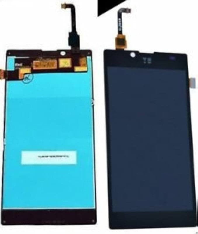 Lcd Display Folder Combo for MICROMAX YU5010 Black - image 1