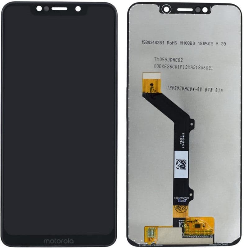 Lcd Display Folder Combo for MOTO MOTO ONE Black - image 1