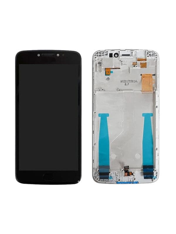 Lcd Display Combo Folder with Frame for Motorola Moto E4 Plus Black - image 1