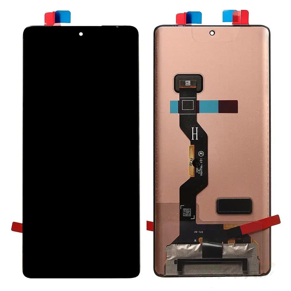 OLED Lcd Display Combo Folder for Motorola Moto Edge 50 Fusion Black - image 1