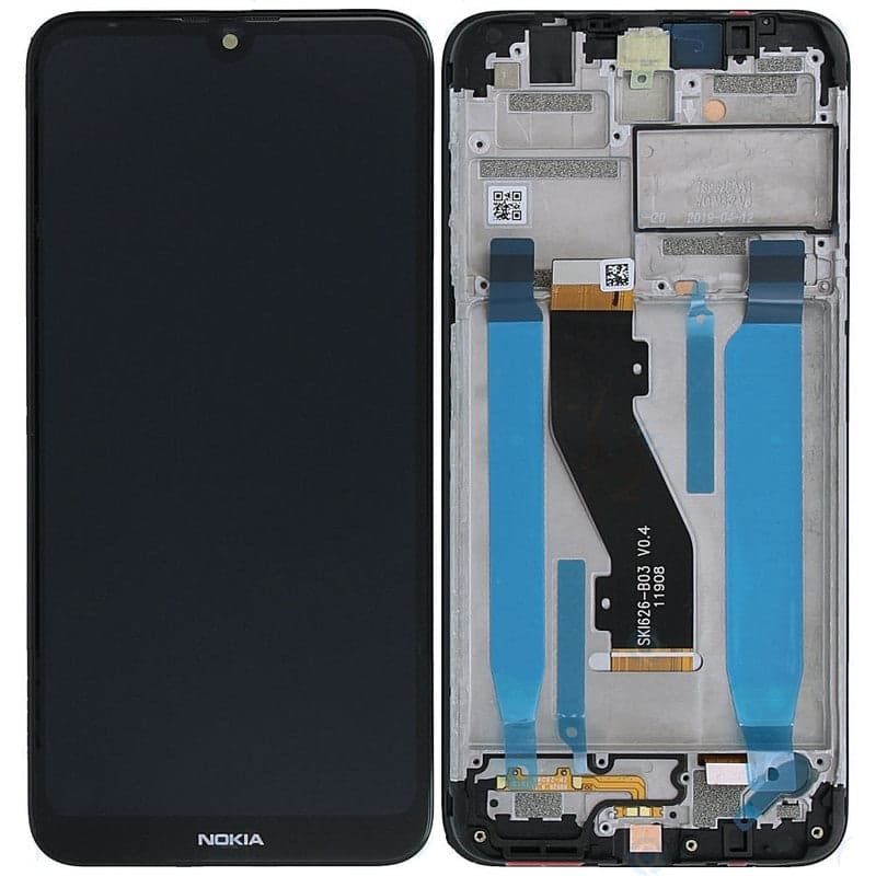 Lcd Display Folder Combo for Nokia 3.2 (With Frame) - image 1