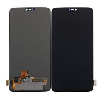 Lcd Display Combo Folder for OnePlus 6 Black - image 1